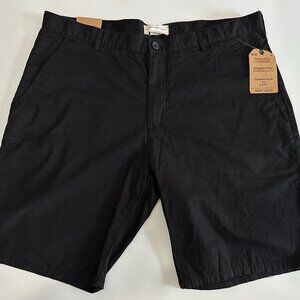 Redwood Creek Women's Cotton Twill Comfort Shorts Black Color Size 40 Brand New